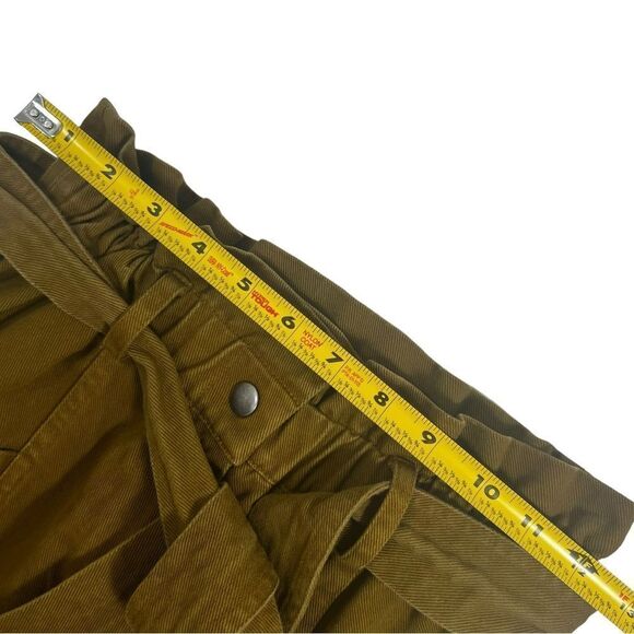 Sea New York Metta Denim Paper Bag Pant 
In olive/army green - Picture 9 of 15